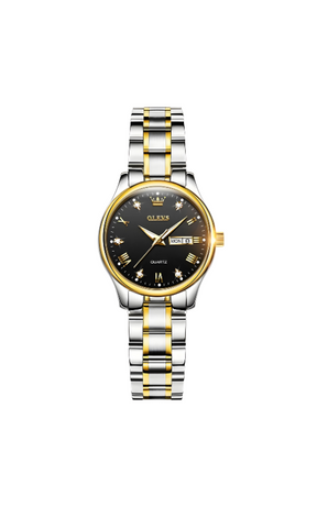 AliExpress Collection OLEVS Women Wrist Watch Original Watches for Ladies Waterproof Stainless Steel Luxury Quartz Woman